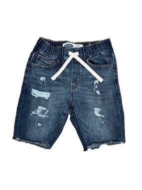 Old Navy Elastic Waist Cut Off Jean Shorts 6/7